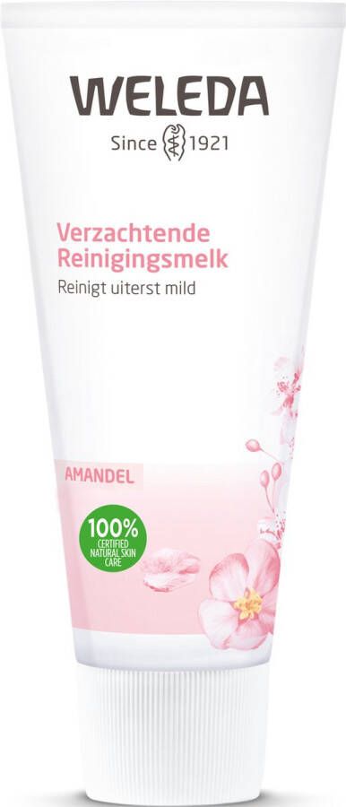 Weleda Verzachtende Reinigingsmelk Amandel 75ml 100% natuurlijk