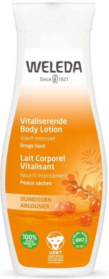 Weleda Vitaliserende Body Lotion Duindoorn 200ml 100% natuurlijk