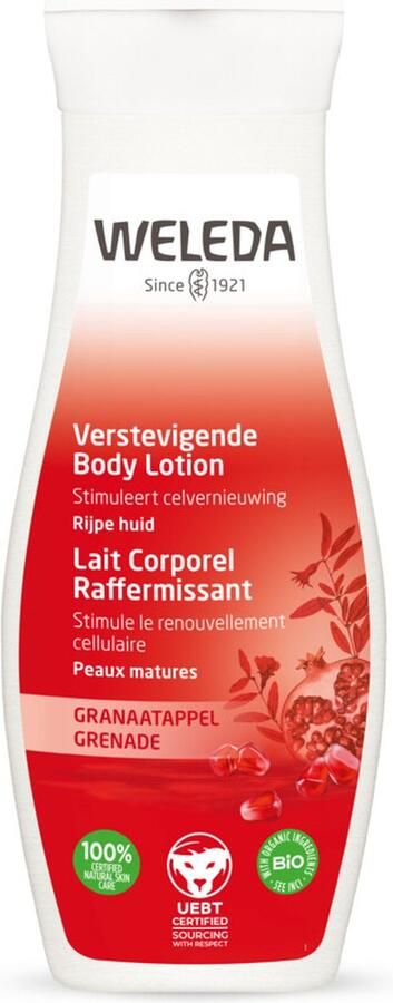 Weleda Verstevigende Body Lotion Granaatappel 200ml 100% natuurlijk