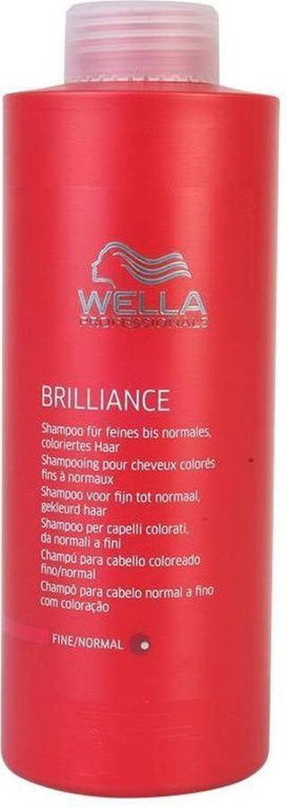 Wella BRILLIANCE shampoo fine normal hair 1000 ml