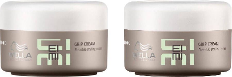 Wella EIMI Grip Cream Flexible Styling Cream 2 x 75ml