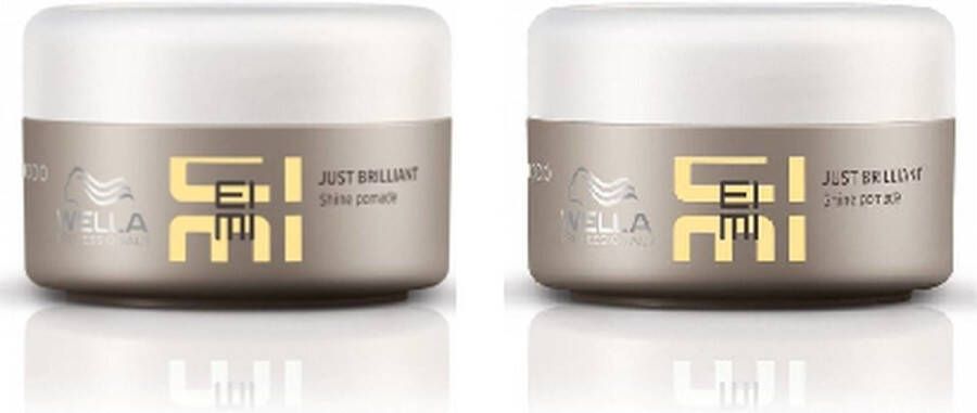 Wella EIMI Just Brilliant Pomade voordeelverpakking 2 x 75ml