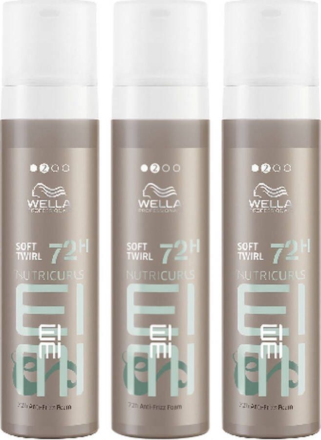 Wella Eimi Nutricurls Fresh Up 72h Anti-frizz Spray For Refreshing And Supporting Waves 3 x 150ml