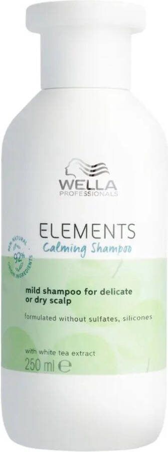 Wella Elements Calming Shampoo 250 ml Normale shampoo vrouwen Voor Alle haartypes