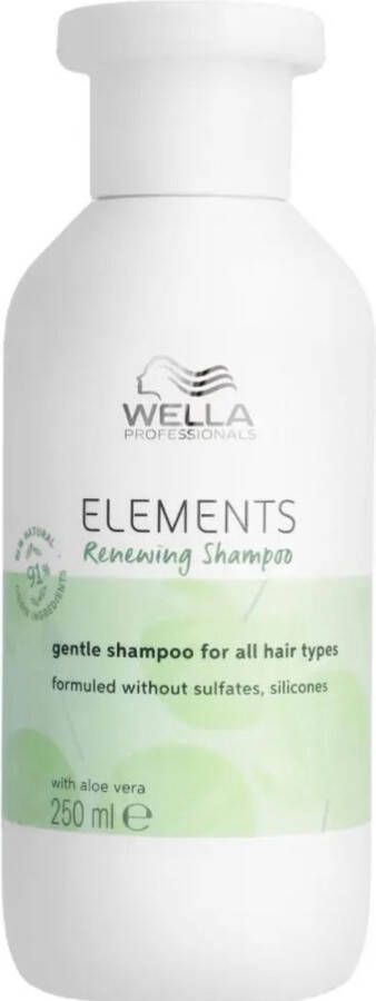 Wella Professional Wella Elements Renewing Shampoo 250ml Normale shampoo vrouwen Voor Alle haartypes