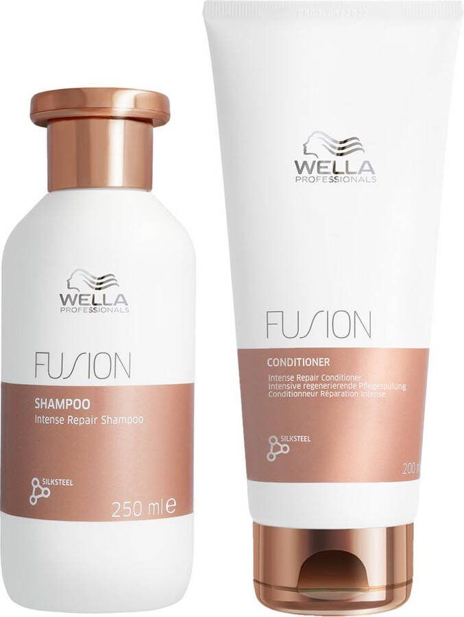 Wella Fusion Shampoo 250 ml Fusion Conditioner 200ml Voordeelverpakking