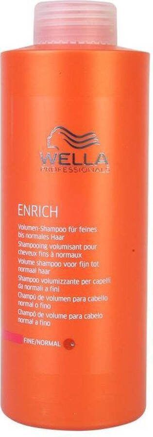 Wella Invigo Nutri Enrich Shampoo 1000 ml Normale shampoo vrouwen Voor Alle haartypes