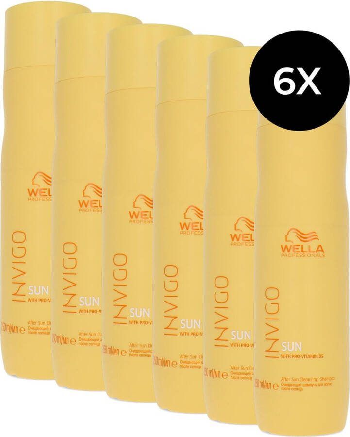 Wella Invigo Sun Shampoo 6 x 250 ml