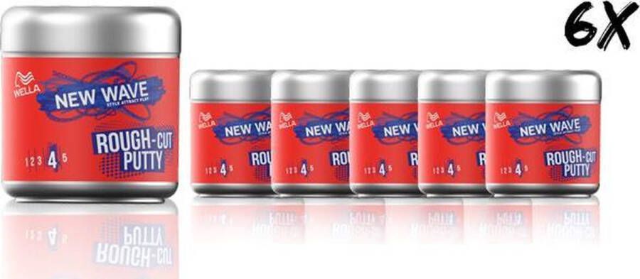 Wella New Wave Rough Cut Putty paste 6 x 75 ml