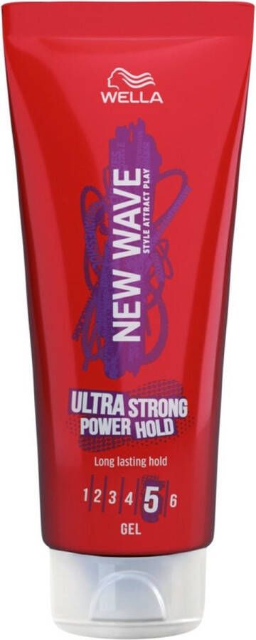 Wella New Wave Ultra Strong Power Hold Gel haargel 200 ml