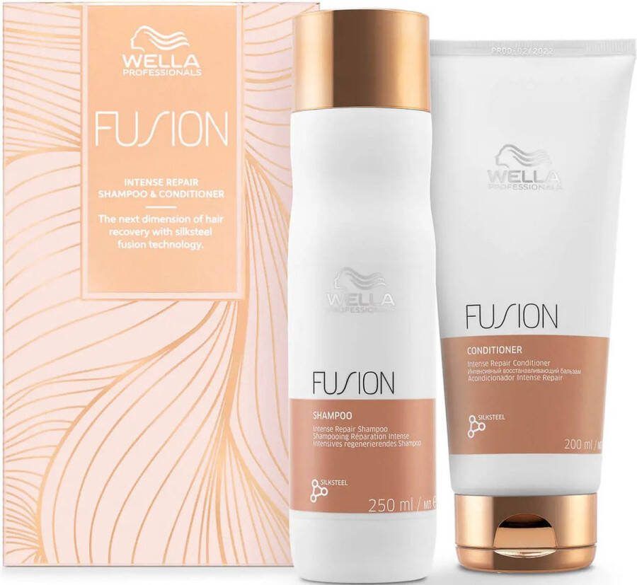 Wella Professional Fusion Shampoo + Conditioner Cadeauset 450 ml