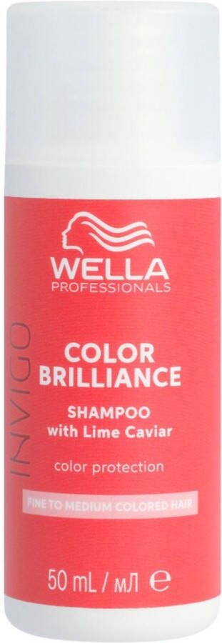 Wella Professional s Brilliance Shampoo Fijn Normaal 50ML Normale shampoo vrouwen Voor Alle haartypes