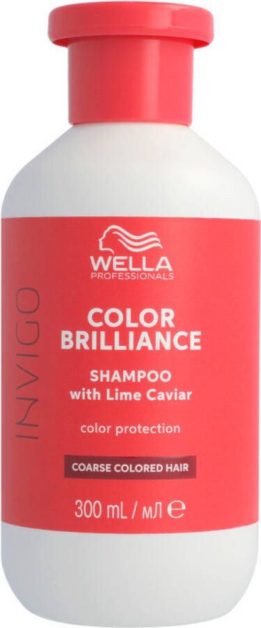 Wella Professional s Invigo Color Brilliance Shampoo Gekleurd & Dik Haar 300 ml