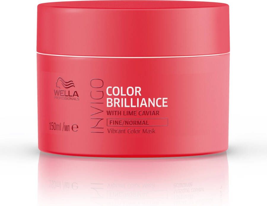 Wella Professionals Wella Brilliance Masker fijn normaal haar -150 ml Haarmasker droog haar Haarmasker beschadigd haar