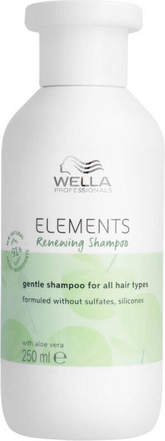 Wella Professional Wella Elements Renewing Shampoo 250ml Normale shampoo vrouwen Voor Alle haartypes
