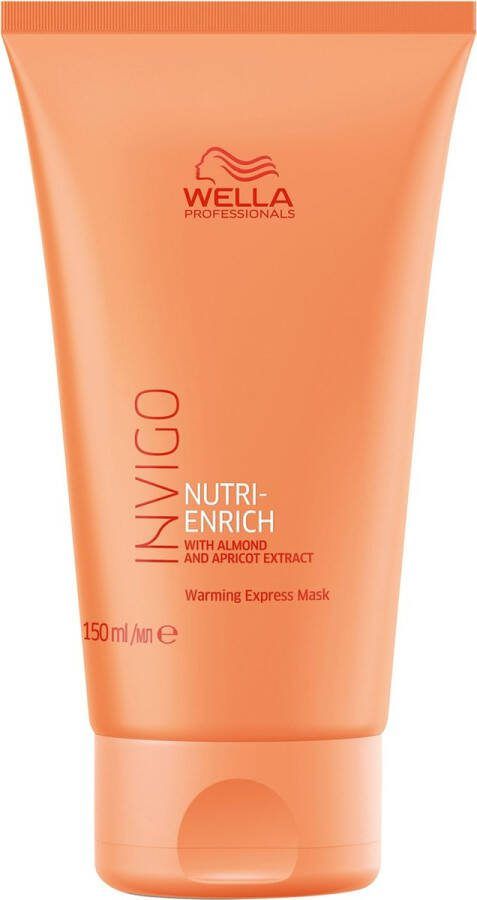 Wella Professional Wella Invigo Nutri Enrich Warming Express Masker 150ml Haarmasker droog haar