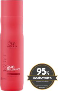 Wella Professionals Wella Brilliance Shampoo weerbarstig haar -250 ml Normale shampoo vrouwen Voor Alle haartypes