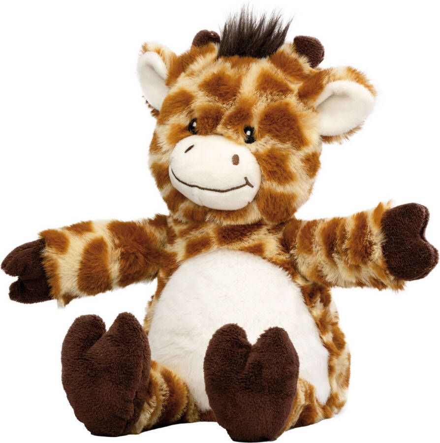 WellieBellies warmteknuffel giraf 33 cm opwarmknuffel geschikt voor de magnetron en oven knuffel giraf warmie magnetronknuffel giraf