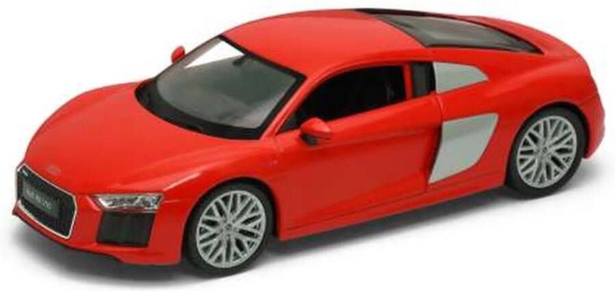 Welly Audi R8 V10 (Rood) (17 cm) 1 24 {Modelauto Schaalmodel Modelauto Miniatuurauto Miniatuur autos}