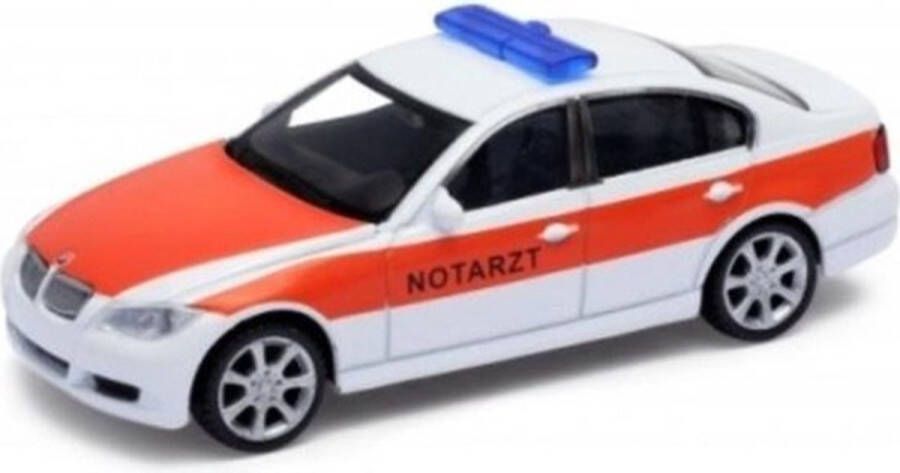 Welly BMW 330i Ambulance (Wit) (12 cm) 1 34 {Modelauto Schaalmodel Miniatuurauto Speelgoed Ambulance Politie Brandweer Brandweerauto Brandweerwagen Politieauto Politiewagen Ambulancewagen}