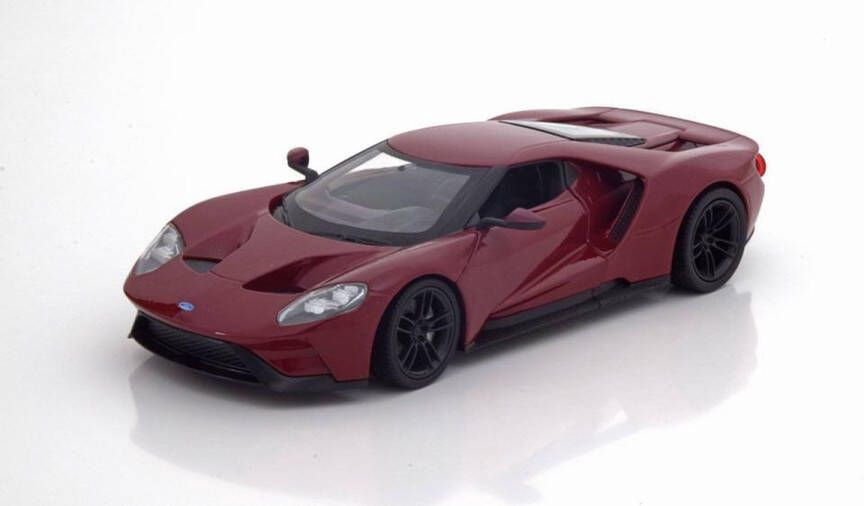 Welly Ford GT 2017 Bordeaux Rood 1-24