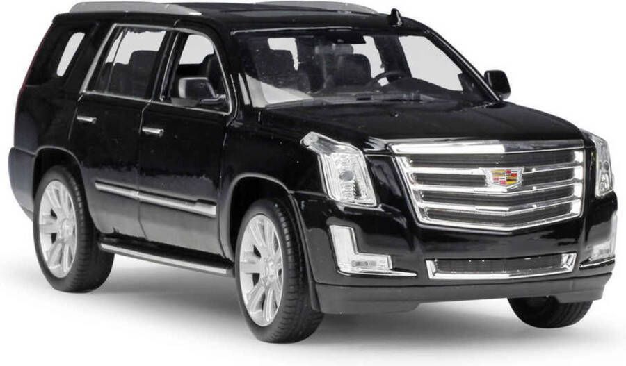 Welly Modelauto Cadillac Escalade 2017 Zwart Schaal 1:24 21 X 8 X 8 Cm Speelgoed Auto&apos;s