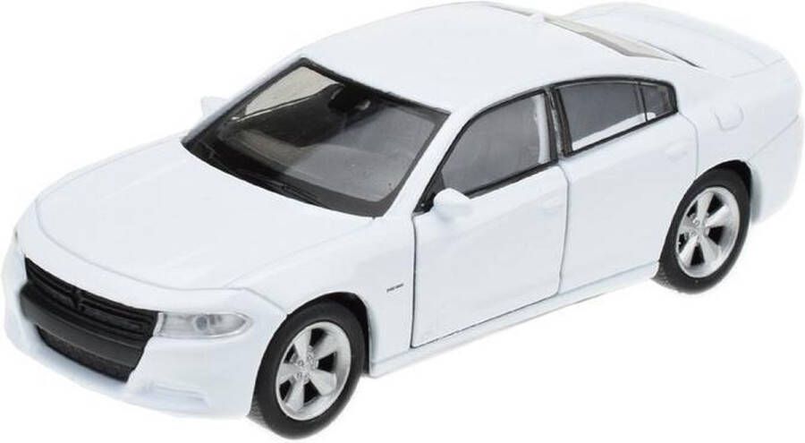 Welly Modelauto Dodge Charger 2016 Wit 1:34