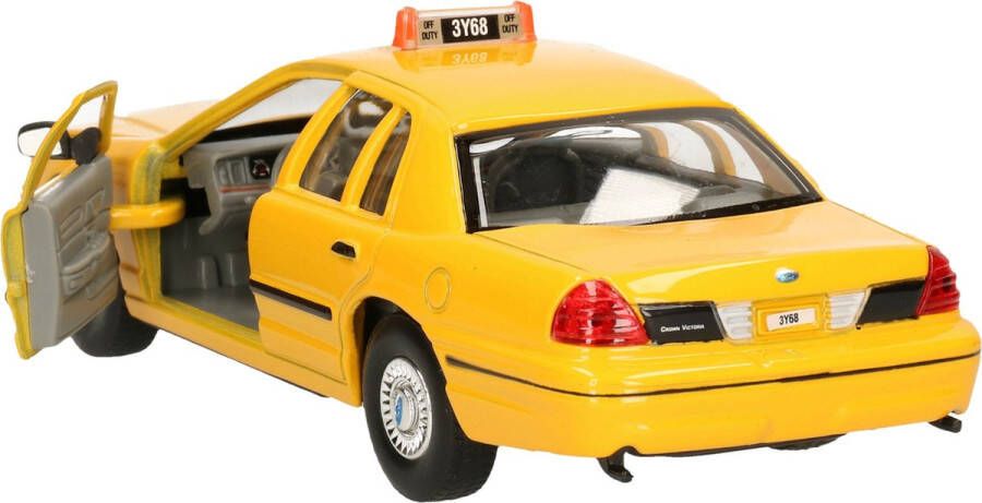 Welly Modelauto speelgoedauto Ford Crown Victoria Taxi 1999 Schaal 1:24 22 X 8 X 6 Cm Speelgoed Auto&apos;s