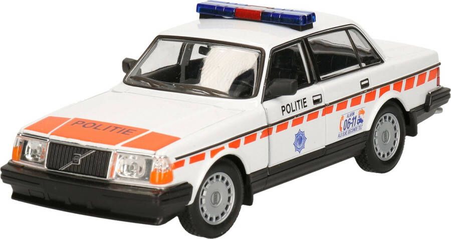 Welly Modelauto speelgoedauto Volvo 240gl Politie 1986 Schaal 1:24 20 X 7 X 6 Cm Speelgoed Auto&apos;s