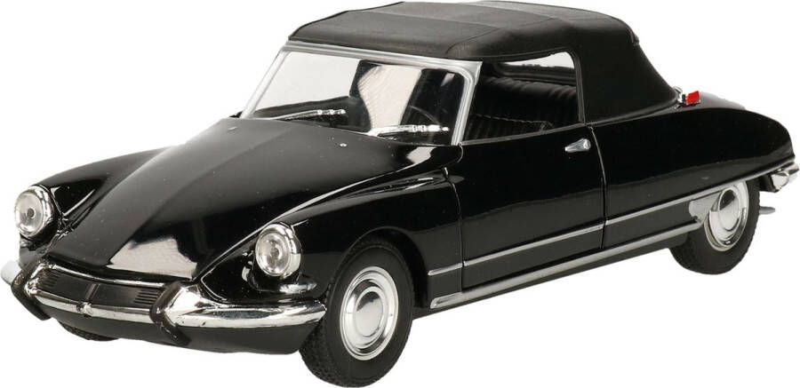 Welly modelauto speelgoedauto Citroen DS 19 1965 zwart schaal 1:24 20 x 7 x 6 cm