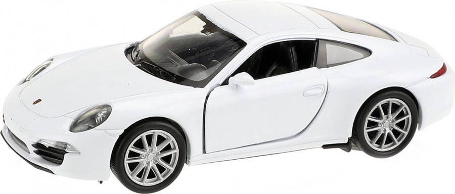 Welly Porsche Sportwagen Wit 11 Cm