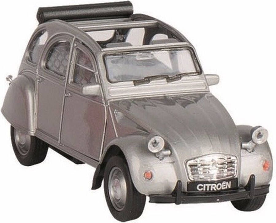 Welly Speelgoed Citroen 2cv Zilver Open 1:36 Speelgoed Auto&apos;s