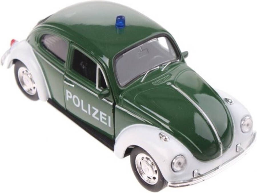 Welly Volkswagen Kever Polizei Politie Schaal 1:34 Donker Groen