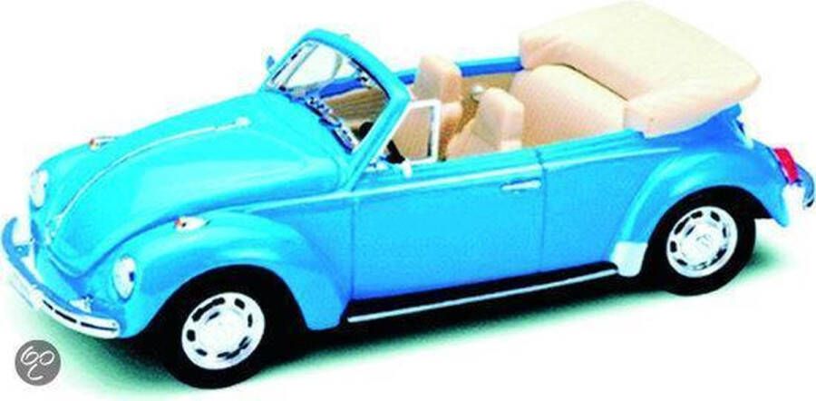 Welly VW Kever Cabrio Blauw
