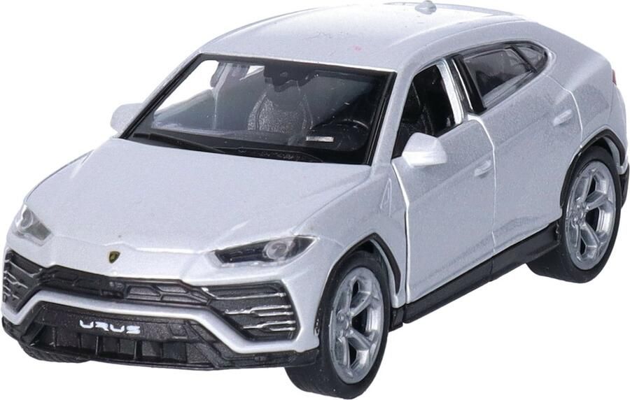 Welly Speelgoed Lamborghini auto zilver die-cast metaal 11 cm Model Urus