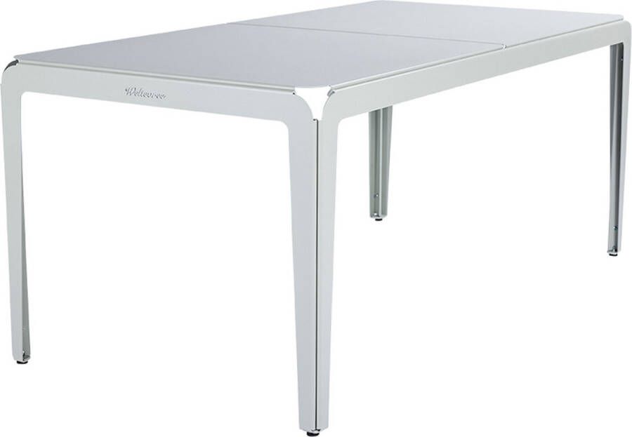 Weltevree Bended Table Aluminium Tuintafel 90 x 180 cm Tuinmeubel Buitentafel Eettafel Buiten Tuin Tafel 6 Personen Lichtgroen
