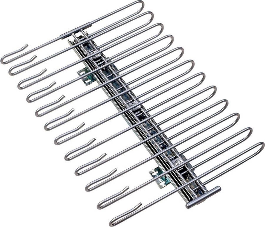 Wenko Broekpak Model Universal Kastuitrek voor 12 broeken broekhouder voor de kledingkast