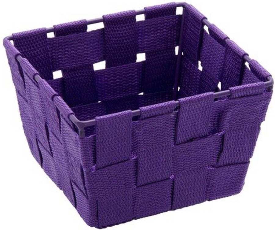 Wenko Adria Korf 9x14x14cm vierkant mini polypropyleen Paars