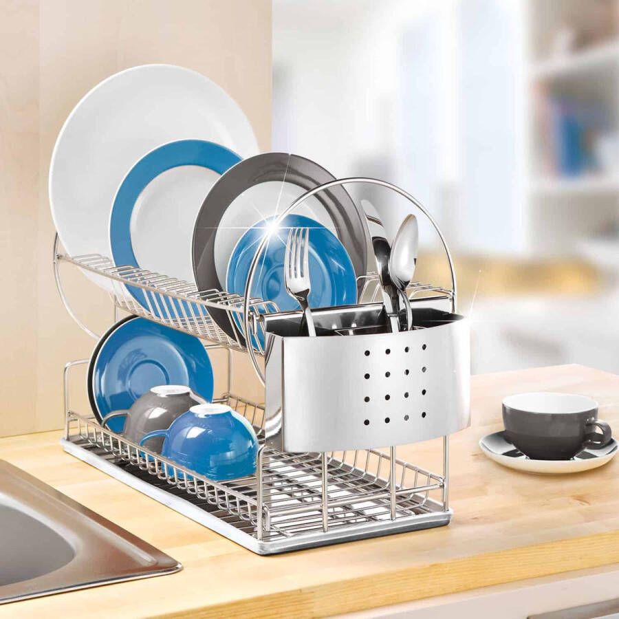 Wenko Afdruiprek afwasrek- afdrogen- huishouden- niet meer afdrogen- keuken- keuken accessoires