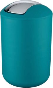 Wenko Afvalemmer Brasil 6 5 Liter Polypropyleen Turquoise