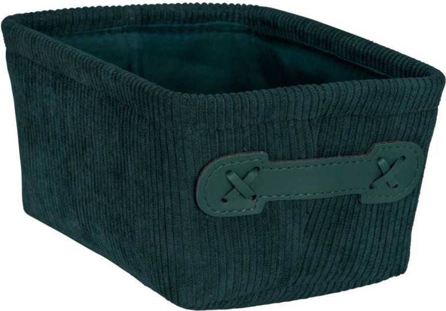 Wenko Anela opbergmand mini long donkergroen