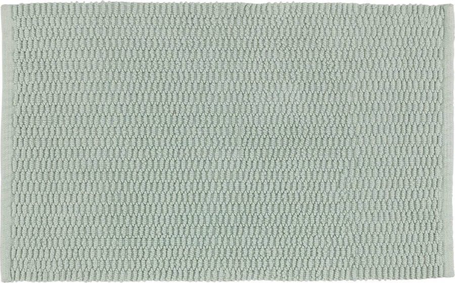 Wenko badmat Mona badmat met trendy oppervlaktestructuur wasbaar 100% katoen