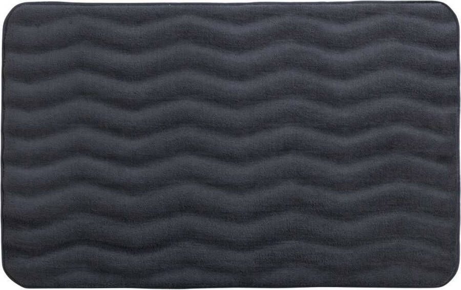 Wenko Badmat Memory Foam Waves BxL: 50 x 80 cm (1 stuk)