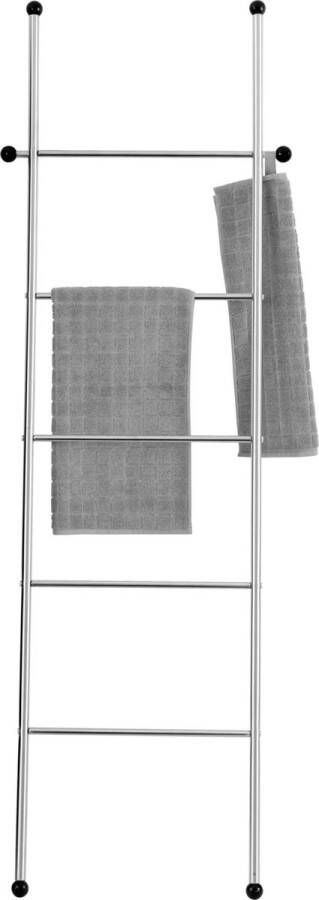 Wenko Handdoek ladder RVS mat decoratieladder met anti slip noppen