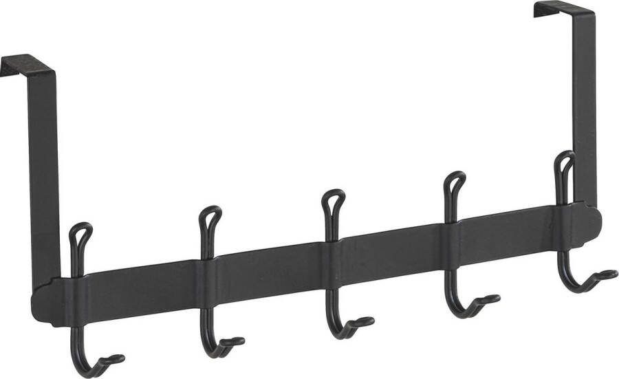Wenko Deurhaak Model Nostalgie Deurgarderobe haaklijst met 5 haken voor een deurprofiel van 2 cm