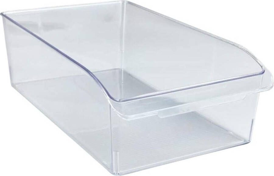 Wenko Organizer L voor voorraad passend voor keuken kast en plank pet transparant