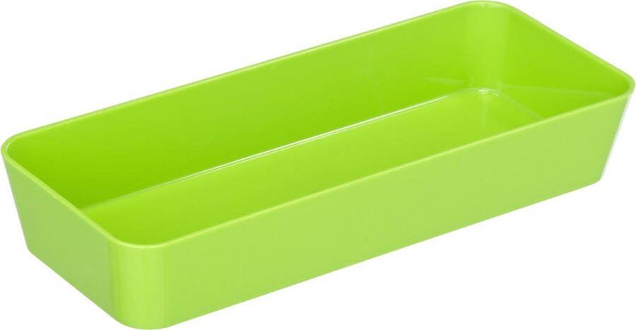 Wenko Opbergmand Polaris Kunststof Groen 4x10x24cm
