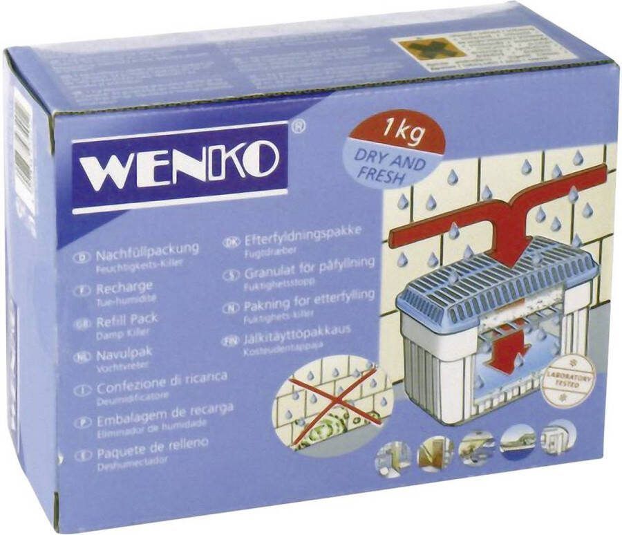 Wenko Navulzakje voor luchtontvochtiger 1 kg voor 50 m²