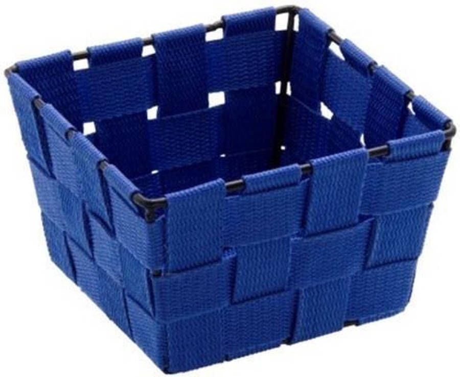 Wenko Opbergmand Adria Polypropyleen Blauw 9x14x14cm