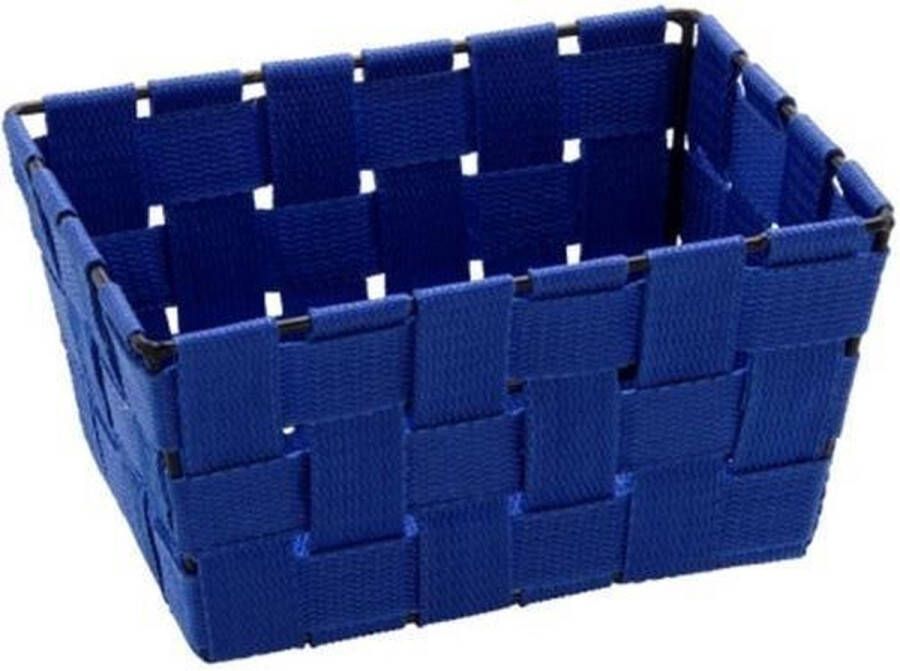 Wenko Opbergmand Adria Polypropyleen Blauw 9x14x19cm